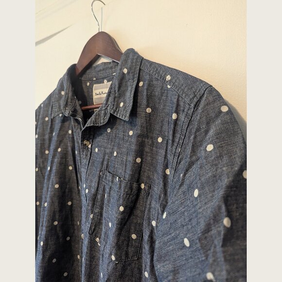DEUS EX MACHINA - Polka dot short sleeve shirt - Sz L - Picture 2 of 6